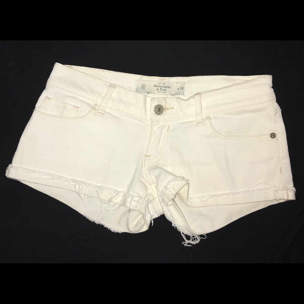Abercrombie & Fitch White Shorts
